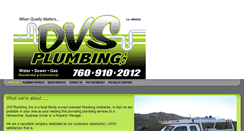 Desktop Screenshot of calldvsplumbing.com